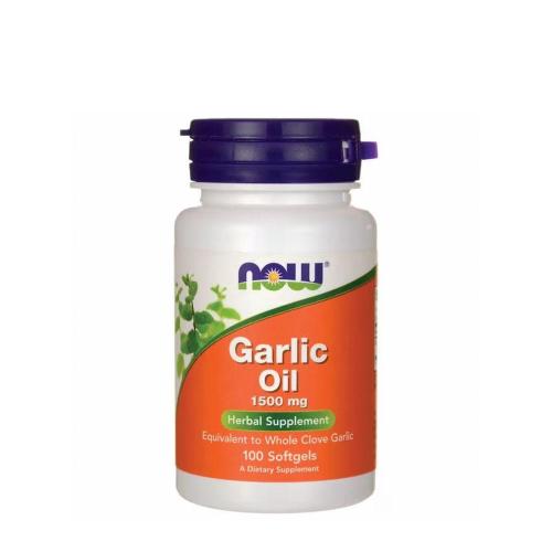 Now Foods Garlic Oil 1500 mg  (100 Kapsułka miękka)