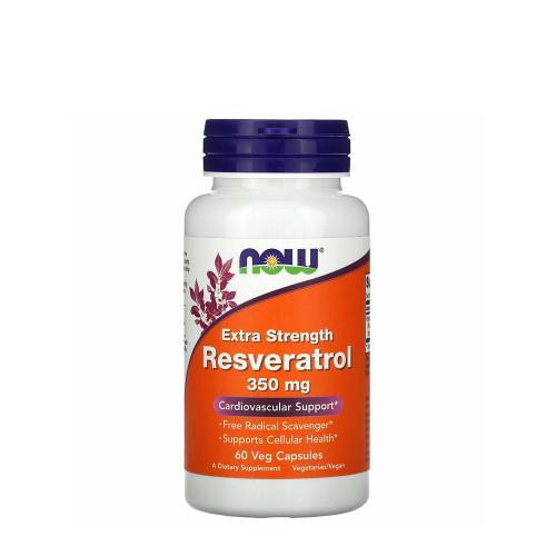 Now Foods Resveratrol Extra Strength 350 mg (60 Kapsułka)