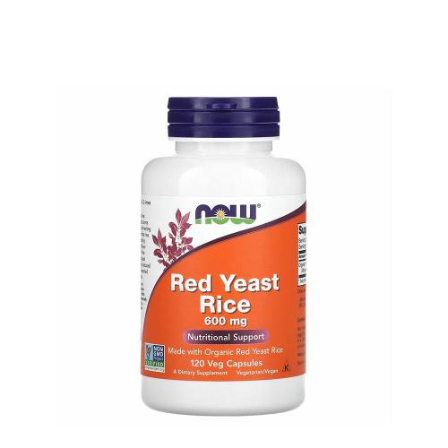 Now Foods Red Yeast Rice 600 mg (120 Kapsułka roślinna)