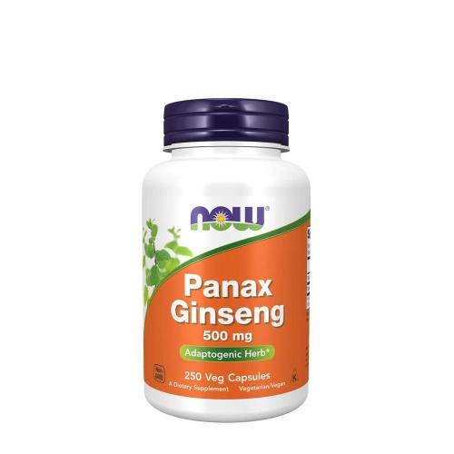 Now Foods Panax Ginseng 500 mg (250 Kapsułka)