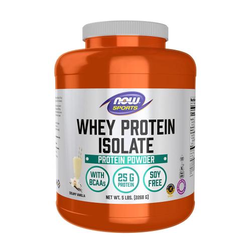 Now Foods Whey Protein Isolate (2268 g, Kremowa wanilia)