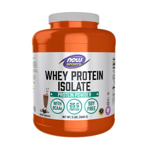 Now Foods Whey Protein Isolate (2268 g, Czekolada)