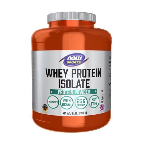 Now Foods Whey Protein Isolate (2268 g, Bez smaku)