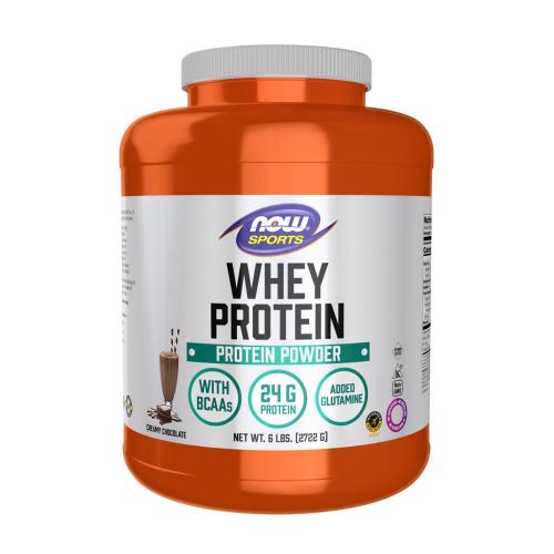 Now Foods Whey Protein (2722 g, Kremowa czekolada)