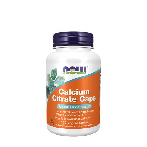 Now Foods Calcium Citrate  (120 Kapsułka roślinna)