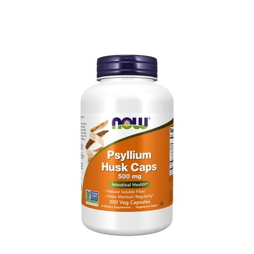 Now Foods Psyllium Husk 500 mg (200 Kapsułka roślinna)