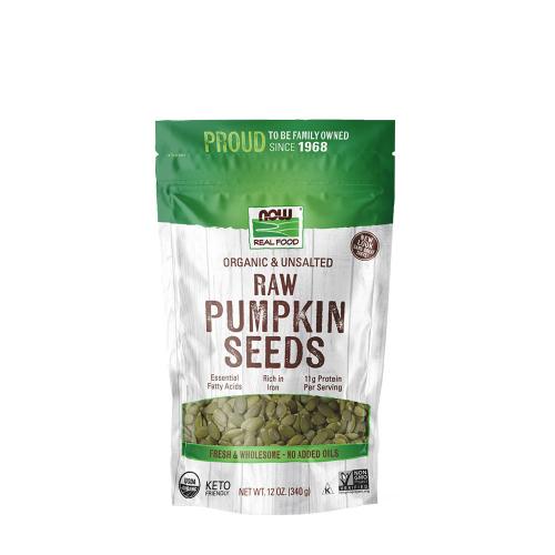 Now Foods Organiczne pestki dyni - Organic Pumpkin Seeds (340 g)