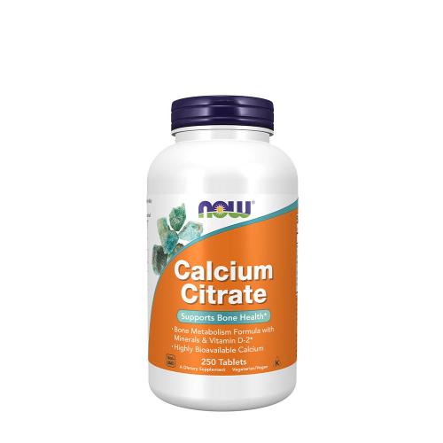 Now Foods Calcium Citrate (250 Tabletka)