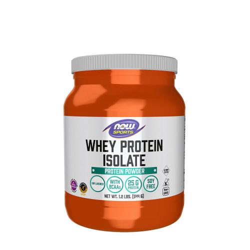 Now Foods Whey Protein Isolate (544 g, Bez smaku)