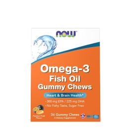   Now Foods Omega-3 Fish Oil Gummy Chews (36 żelków, Marakuja)