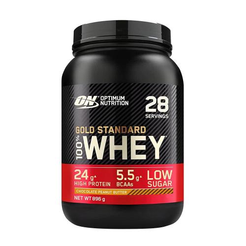 Optimum Nutrition Gold Standard 100% Whey™ (900 g, Masło orzechowe z czekoladą)