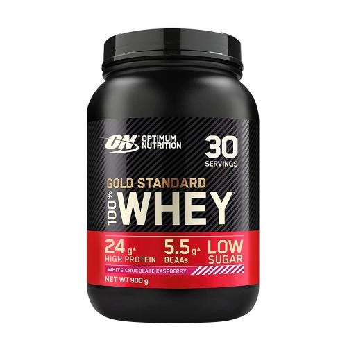 Optimum Nutrition Gold Standard 100% Whey™ (900 g, Biała czekolada i malina)