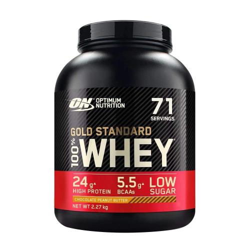 Optimum Nutrition Gold Standard 100% Whey™ (2.27 kg, Czekoladowe masło orzechowe)