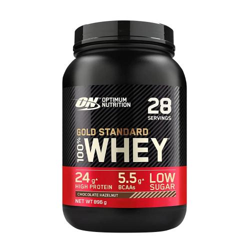 Optimum Nutrition Gold Standard 100% Whey™ (900 g, Czekolada z orzechami laskowymi)
