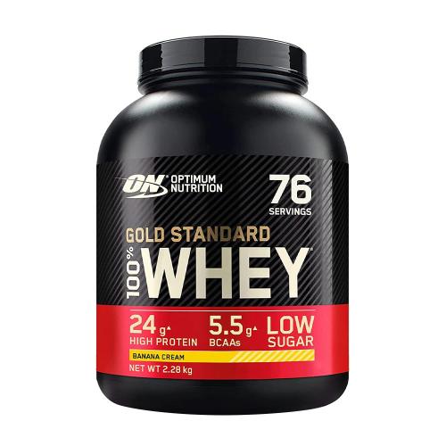 Optimum Nutrition Gold Standard 100% Whey™ (2.27 kg, Kremowy banan)