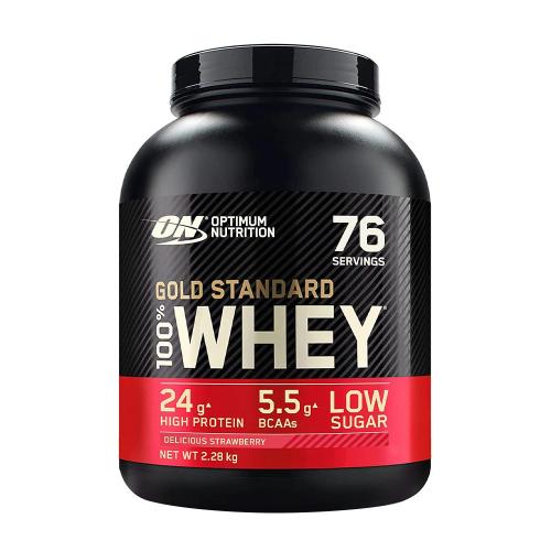 Optimum Nutrition Gold Standard 100% Whey™ (2.27 kg, Pyszna truskawka)