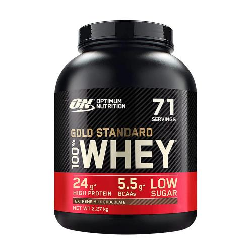 Optimum Nutrition Gold Standard 100% Whey™ (2.27 kg, Ekstremalna czekolada mleczna)