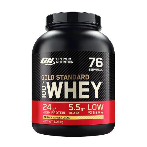 Optimum Nutrition Gold Standard 100% Whey™ (2.27 kg, Kremowa francuska wanilia)
