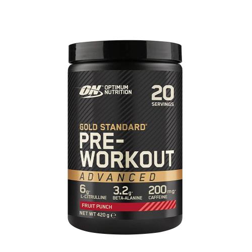 Optimum Nutrition Gold Standard Pre-Workout Advanced (420 g, Poncz owocowy)