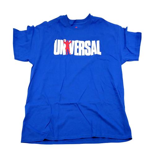Universal Nutrition USA 77 T-shirt  (XL, Niebieski)