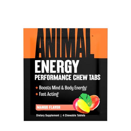 Universal Nutrition Animal Energy Chews (4 tabletki do żucia, Mango)