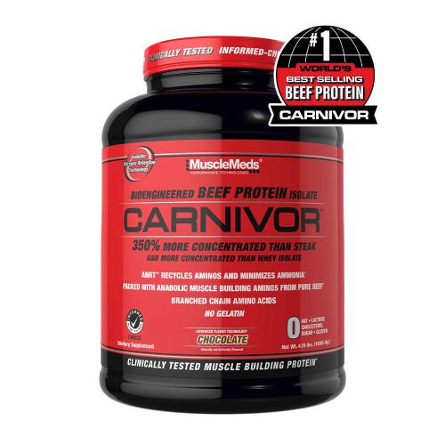 MuscleMeds Carnivor™ 100% Beef Protein (1898 g, Czekolada)