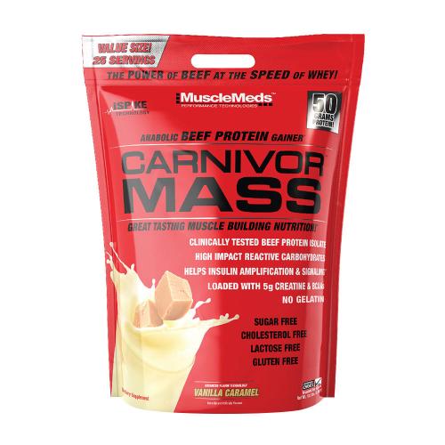 MuscleMeds Carnivor™ Mass 100% Beef Protein Mass Gainer (4800 g, Wanilia karmel)