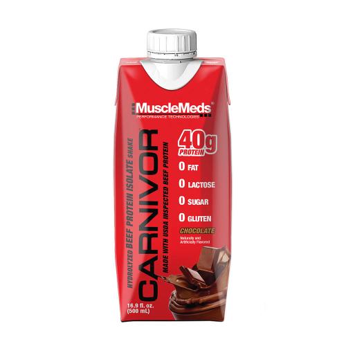 MuscleMeds Ready-to-Drink Beef Protein Isolate Shake (500 ml, Czekolada)