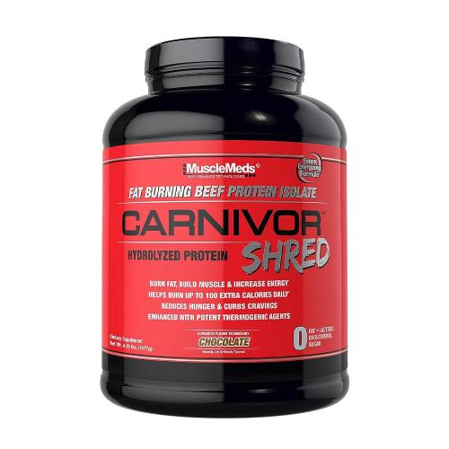 MuscleMeds Carnivor Shred 100% Beef Protein + Fat Burn (1977 g, Czekolada)