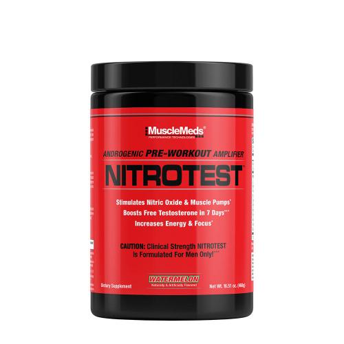 MuscleMeds Nitrotest - 2 in 1 Pre-Workout + Test Booster (468 g, Arbuz)