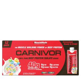   MuscleMeds Carnivor RTD Beef Protein Shake (12 Opakowanie, Owocowe płatki zbożowe)