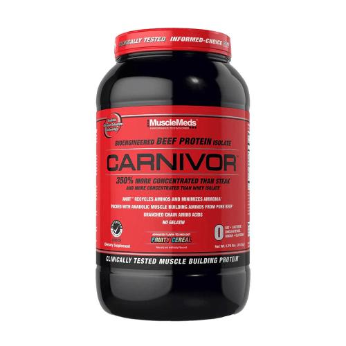 MuscleMeds Carnivor™ 100% Beef Protein (812 g, Owocowe płatki zbożowe)