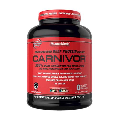 MuscleMeds Carnivor™ 100% Beef Protein (1624 g, Owocowe płatki zbożowe)