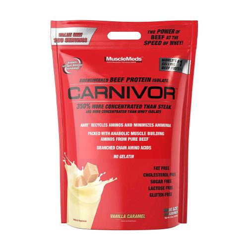 MuscleMeds Carnivor™ 100% Beef Protein (3170 g, Wanilia karmel)