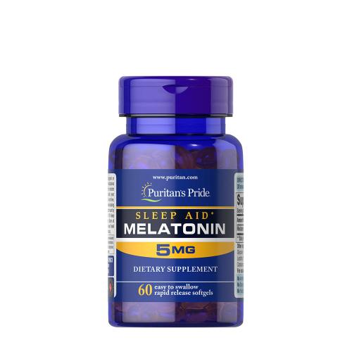 Puritan's Pride Sleep Aid Melatonin 5 mg (60 Kapsułka miękka)