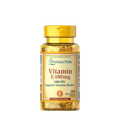 Puritan's Pride Vitamin E-400 IU (100 Kapsułka miękka)