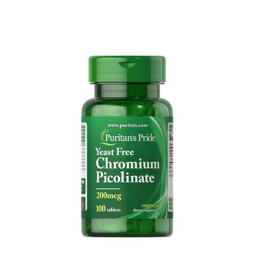 Puritan's Pride Chromium Picolinate 200 mcg Yeast Free (100 Tabletka)