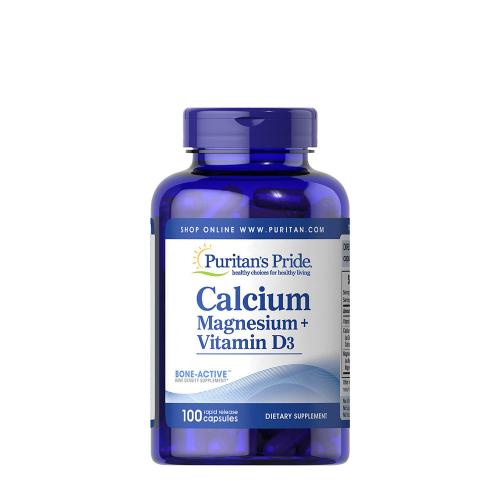 Puritan's Pride Calcium Magnesium Citrate plus Vitamin D (100 Kapsułka)