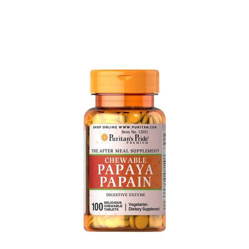 Puritan's Pride Papaya Papain (100 Tabletki do żucia)