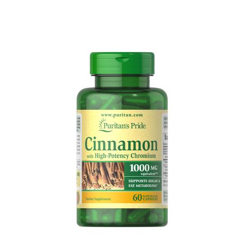 Puritan's Pride Cinnamon Complex with High Potency Chromium (60 Kapsułka)