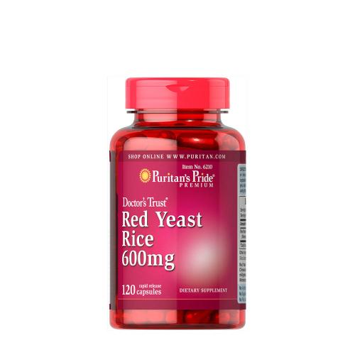 Puritan's Pride Red Yeast Rice 600 mg (120 Kapsułka)