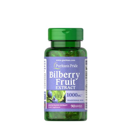 Puritan's Pride Bilberry 1000 mg (90 Kapsułka miękka)