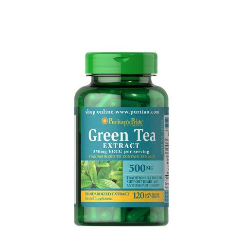Puritan's Pride Green Tea Standardized Extract 500 mg (120 Kapsułka)