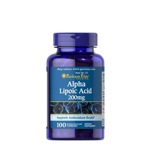 Puritan's Pride Alpha Lipoic Acid 200 mg (100 Kapsułka)