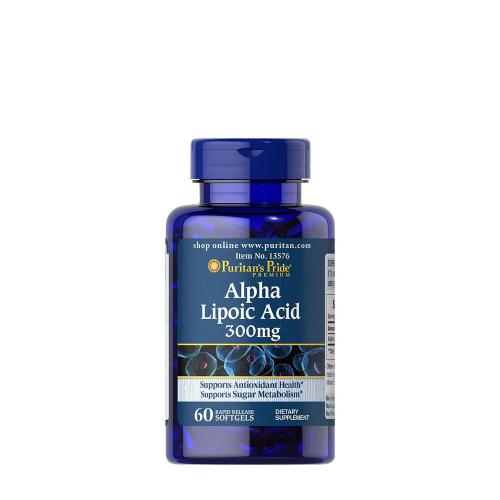 Puritan's Pride Alpha Lipoic Acid 300 mg (60 Kapsułka miękka)
