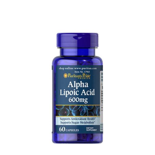 Puritan's Pride Alpha Lipoic Acid 600 mg (60 Kapsułka)