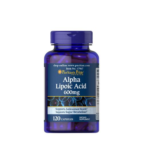 Puritan's Pride Alpha Lipoic Acid 600 mg (120 Kapsułka)
