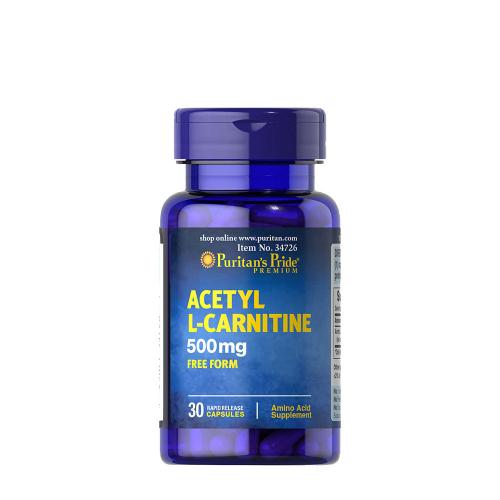 Puritan's Pride Acetyl L-Carnitine 500 mg (30 Kapsułka)