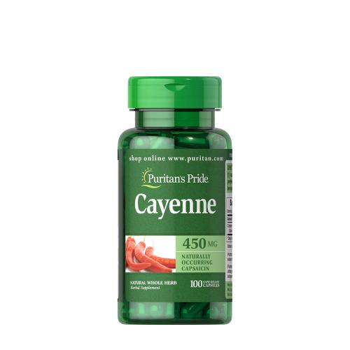 Puritan's Pride Cayenne (Capsicum) 450 mg (100 Kapsułka)