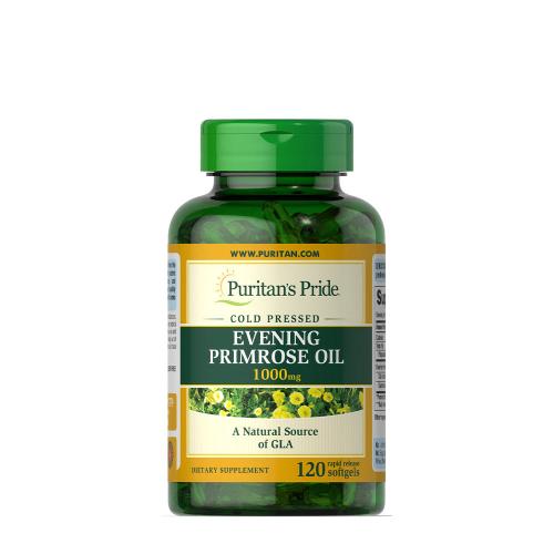 Puritan's Pride Evening Primrose Oil 1000 mg with GLA (120 Kapsułka miękka)
